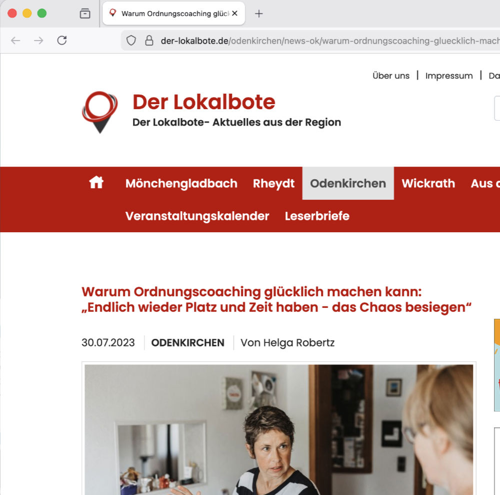 Screenshot Der Lokalbote Odenkirchen
